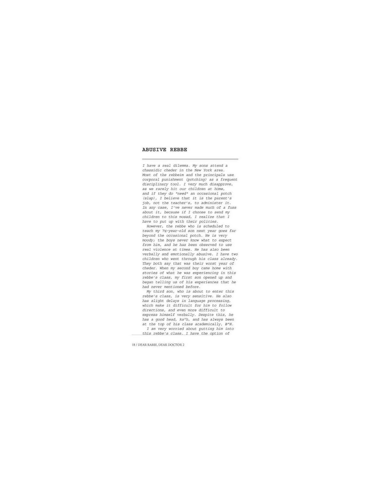 Dear Rabbi Dear Doctor - Volume 2 - Hardcover | Books | Judaica