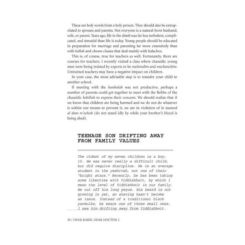 Dear Rabbi Dear Doctor - Volume 2 - Hardcover | Books | Judaica