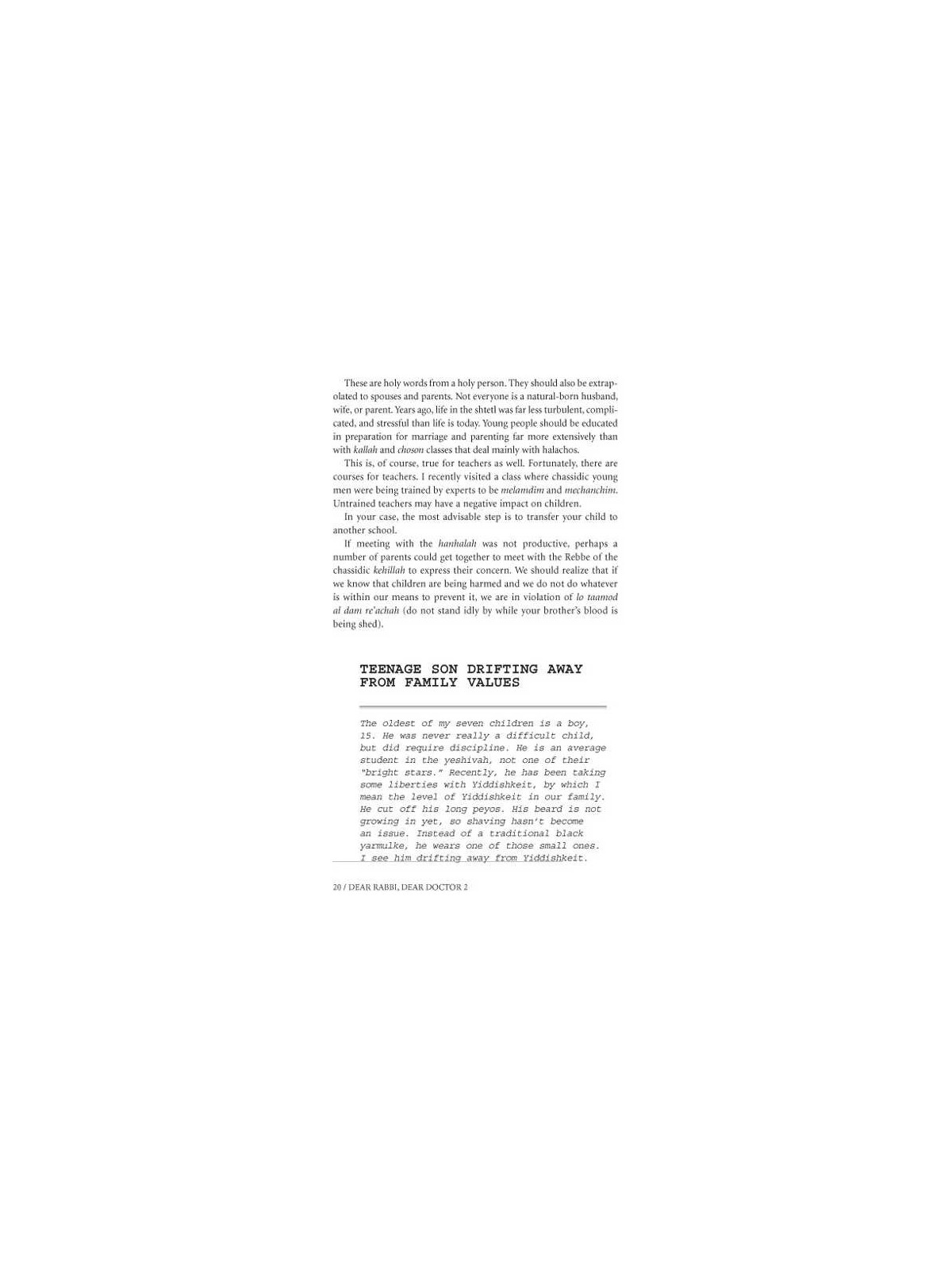 Dear Rabbi Dear Doctor - Volume 2 - Hardcover | Books | Judaica