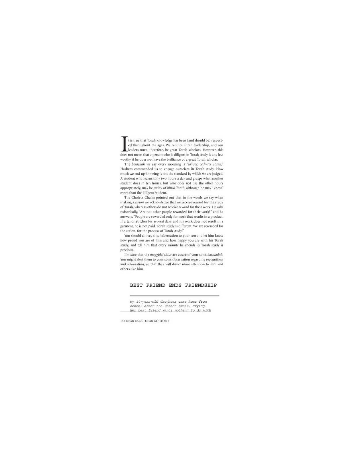 Dear Rabbi Dear Doctor - Volume 2 - Hardcover | Books | Judaica