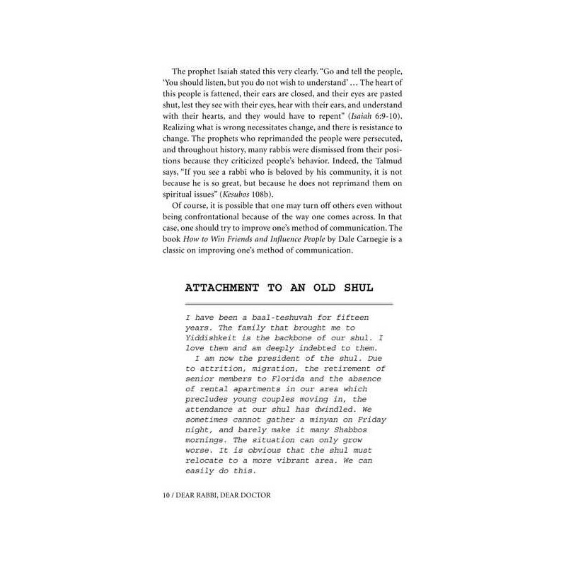 Dear Rabbi, Dear Doctor - Hardcover | Books | Judaica