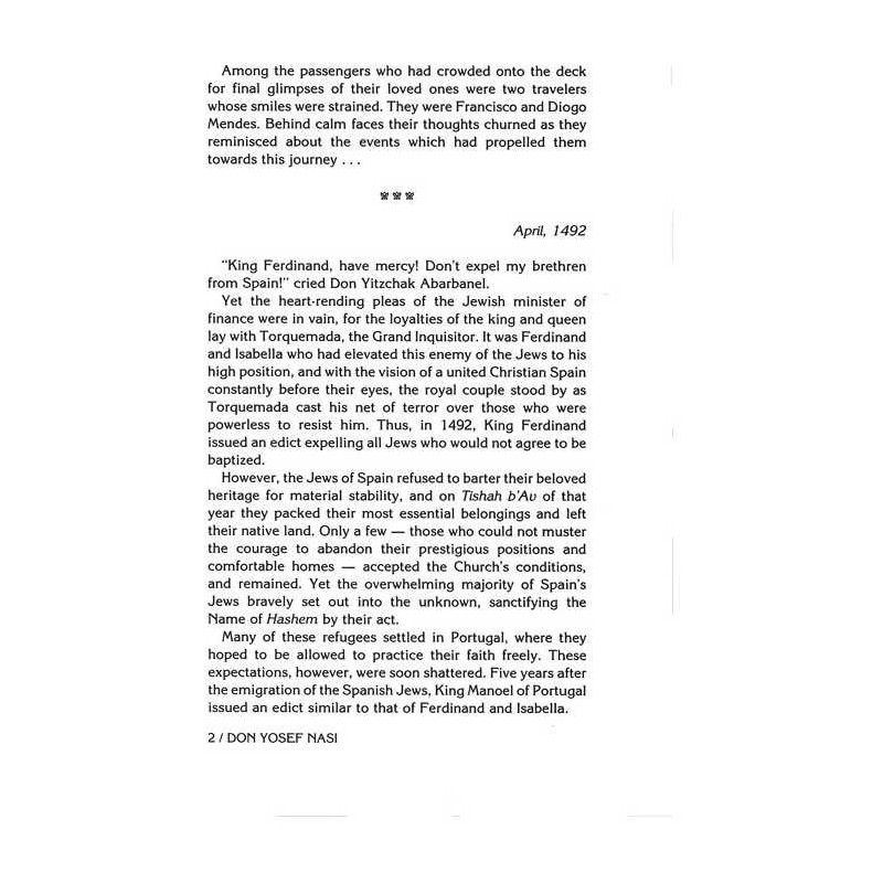 Don Yosef Nasi - Hardcover | Books | Judaica