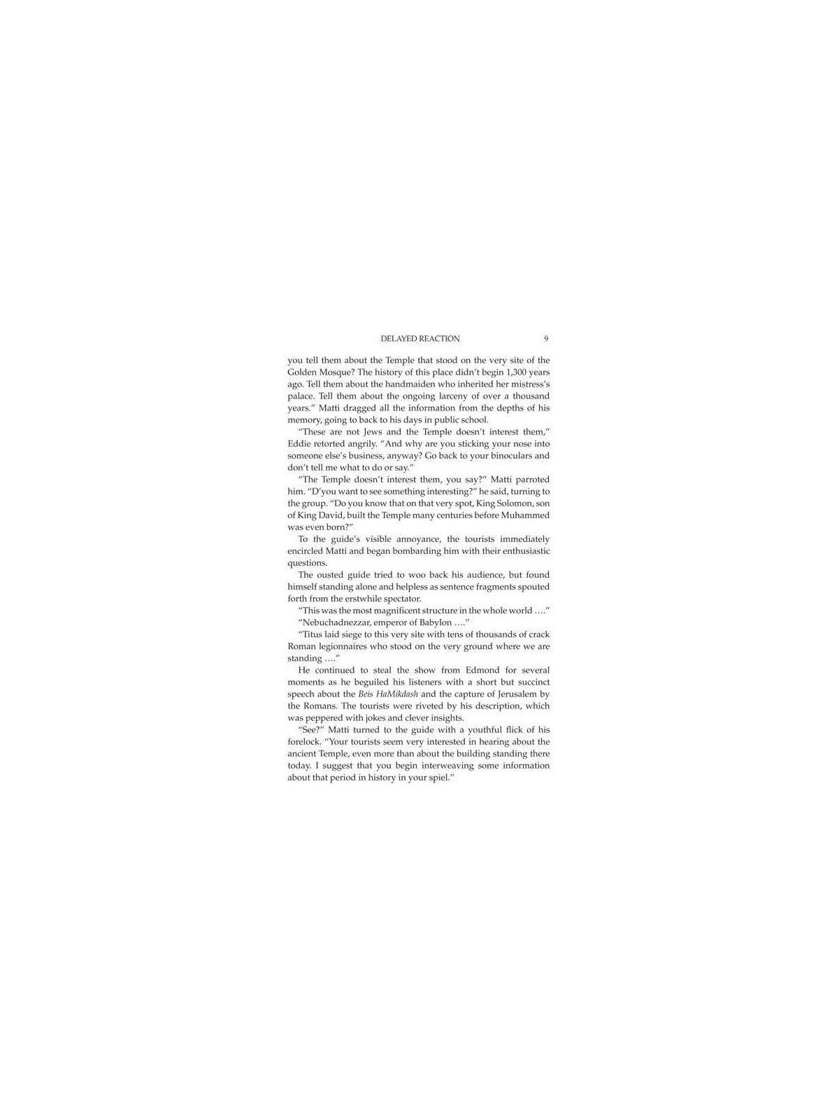 Delayed Reaction - Hardcover | Books | Judaica