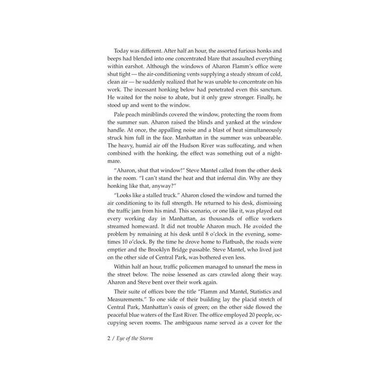 Eye Of The Storm [Shaar Press] Hardcover | Books | Judaica