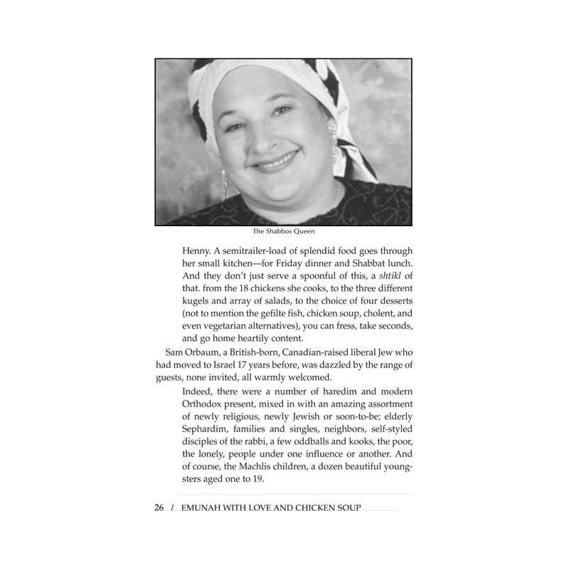 Emunah With Love and Chicken Soup [Rebbetzin Machl | Books | Judaica