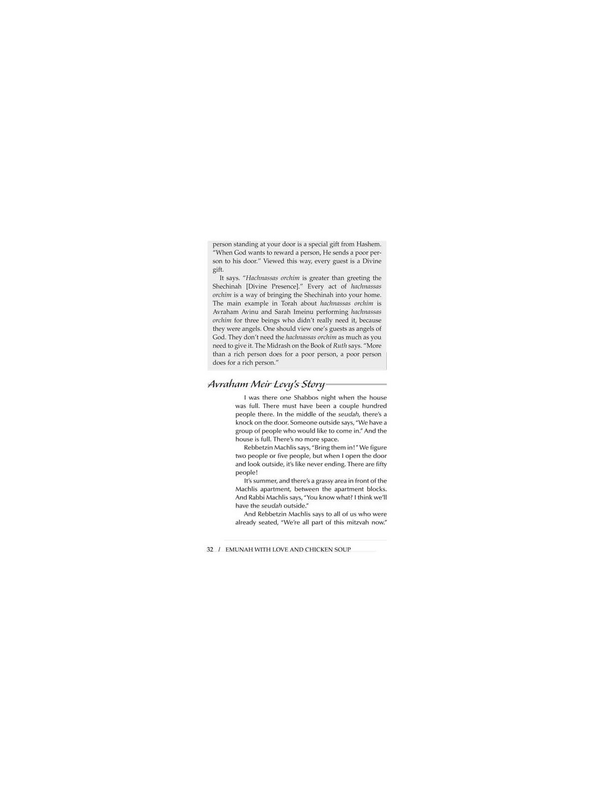 Emunah With Love and Chicken Soup [Rebbetzin Machl | Books | Judaica