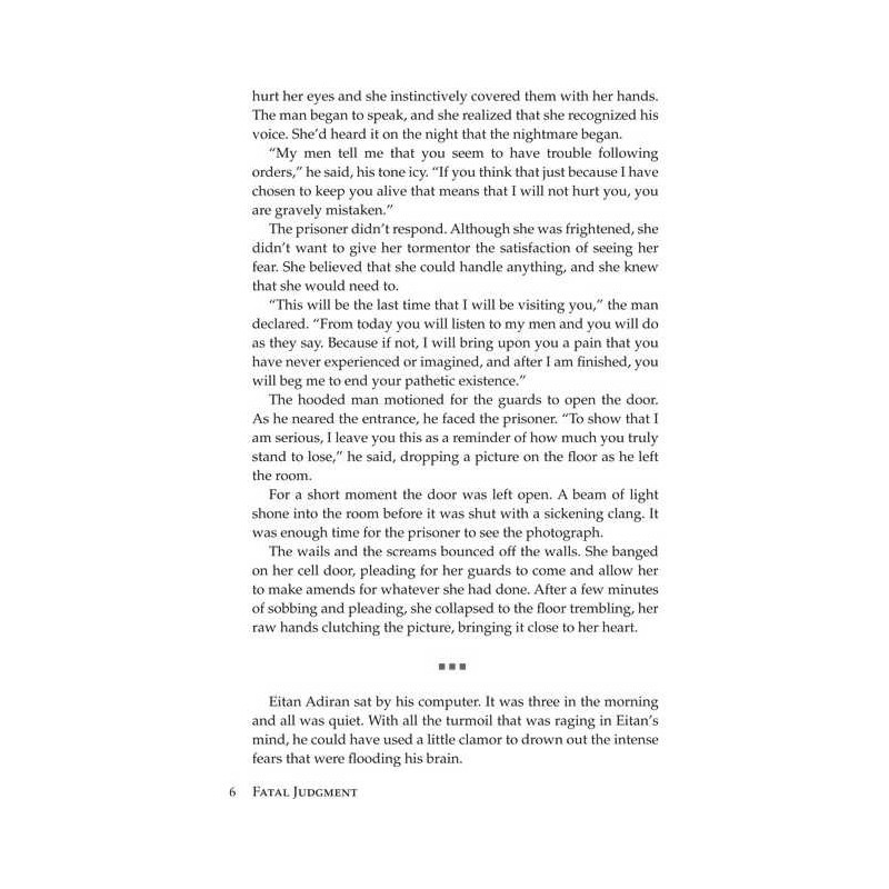 Fatal Judgment - Hardcover | Books | Judaica