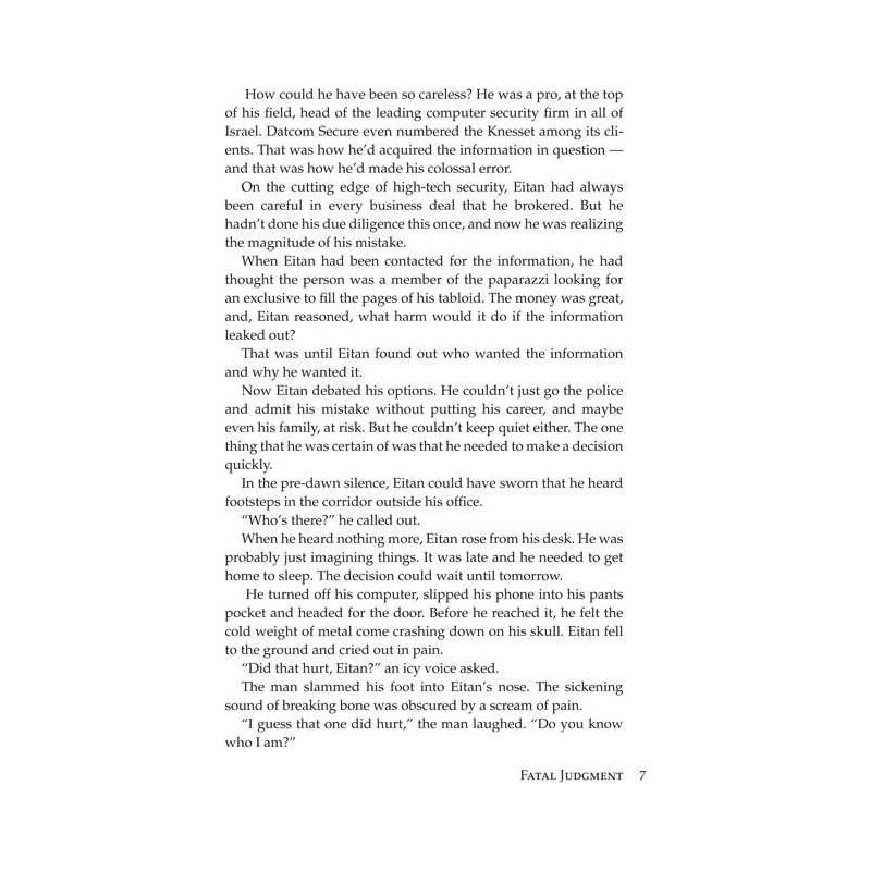 Fatal Judgment - Hardcover | Books | Judaica