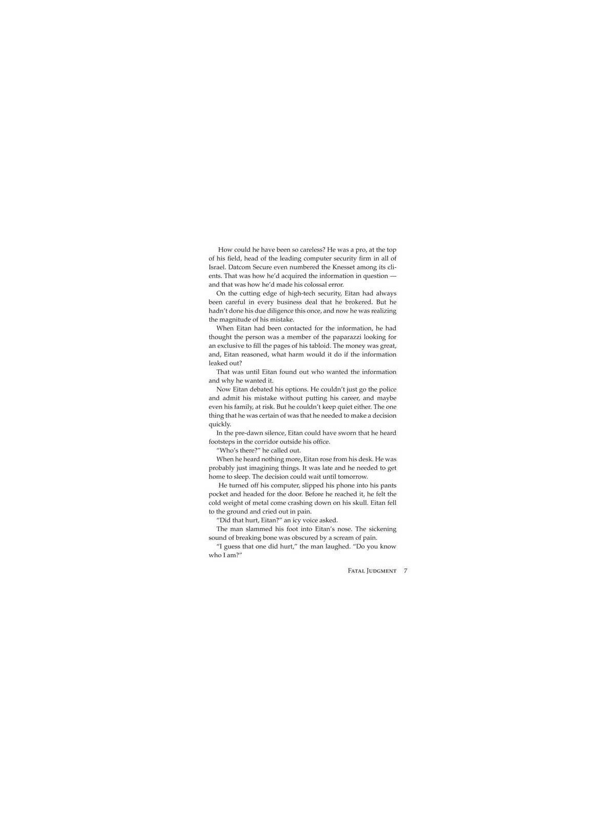Fatal Judgment - Hardcover | Books | Judaica