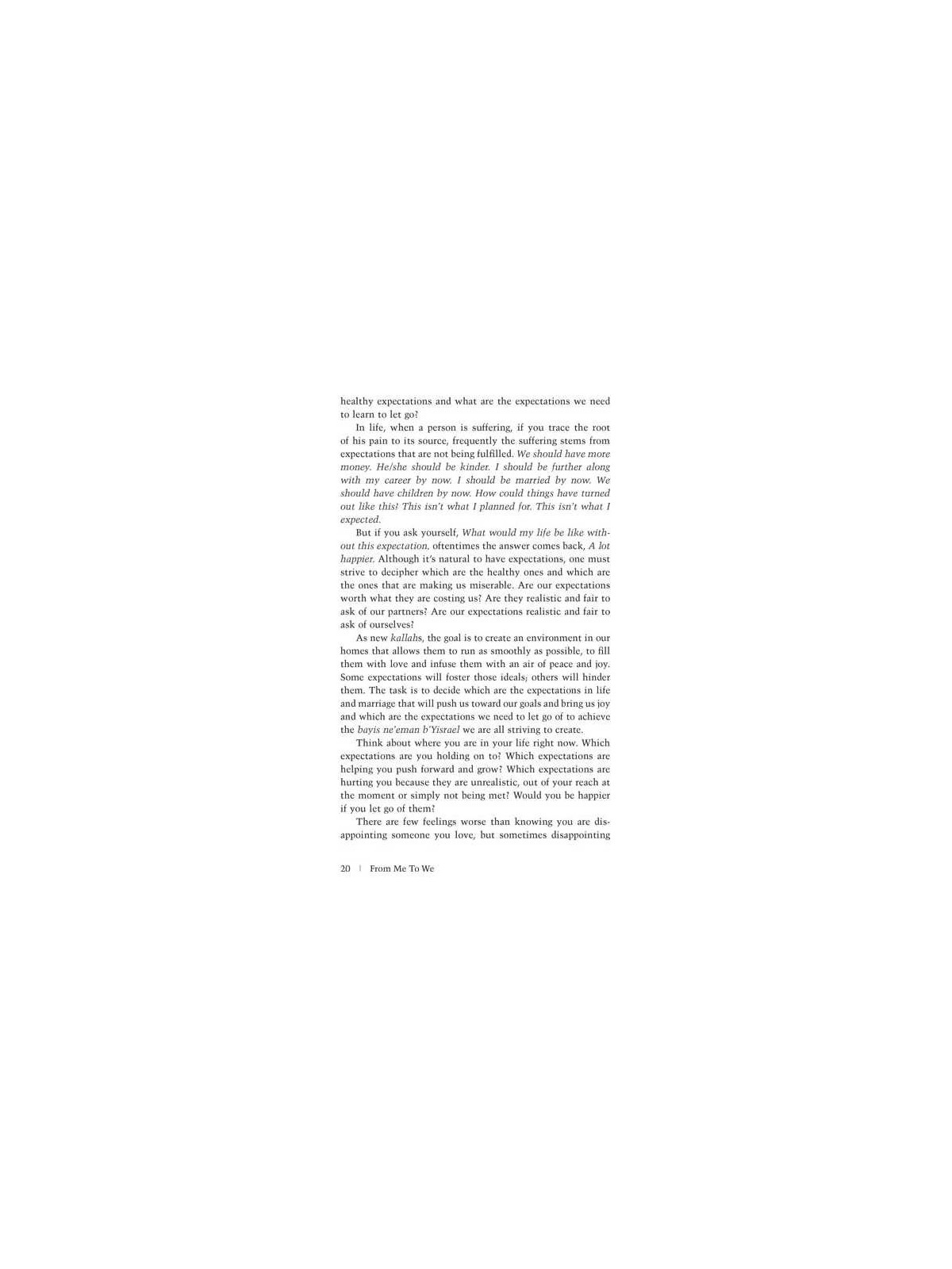 From Me to We | Books | Judaica