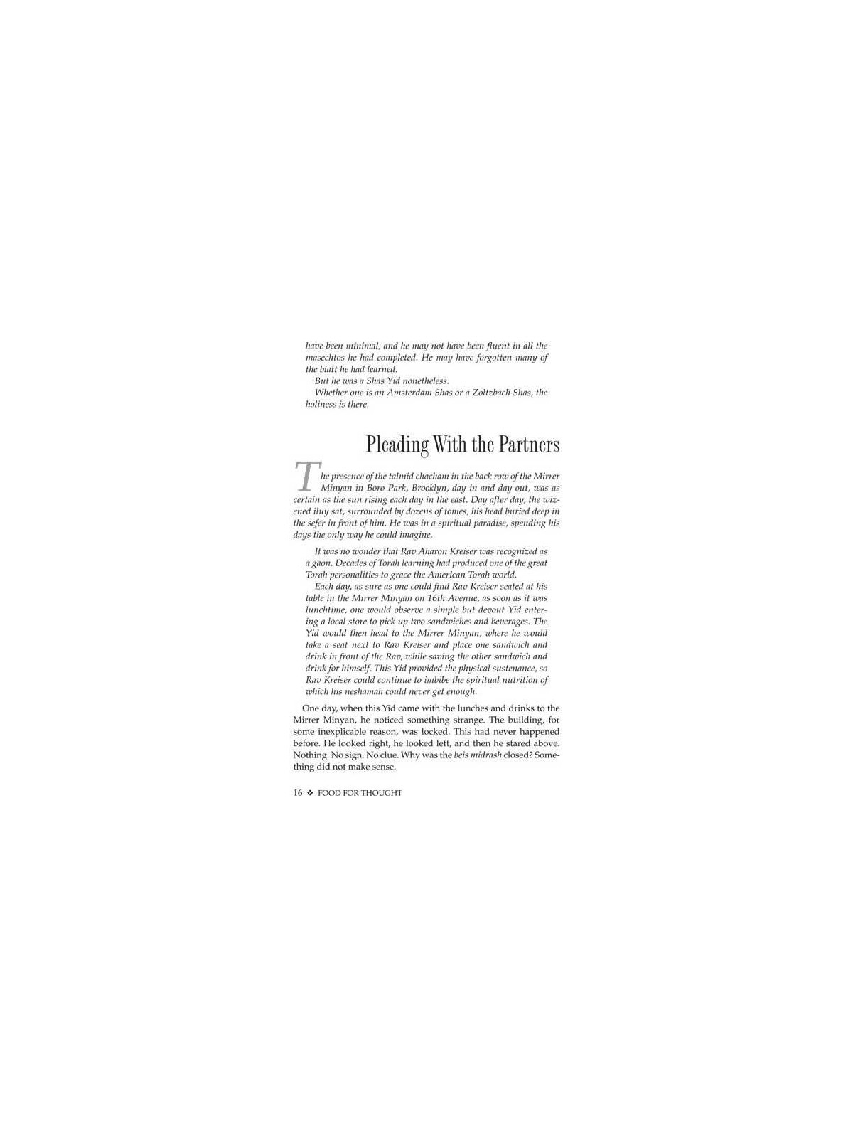 Food for Thought | Books | Judaica
