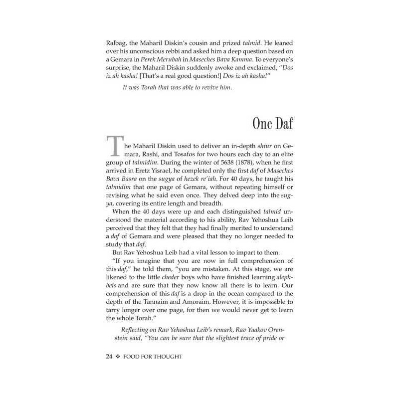 Food for Thought | Books | Judaica