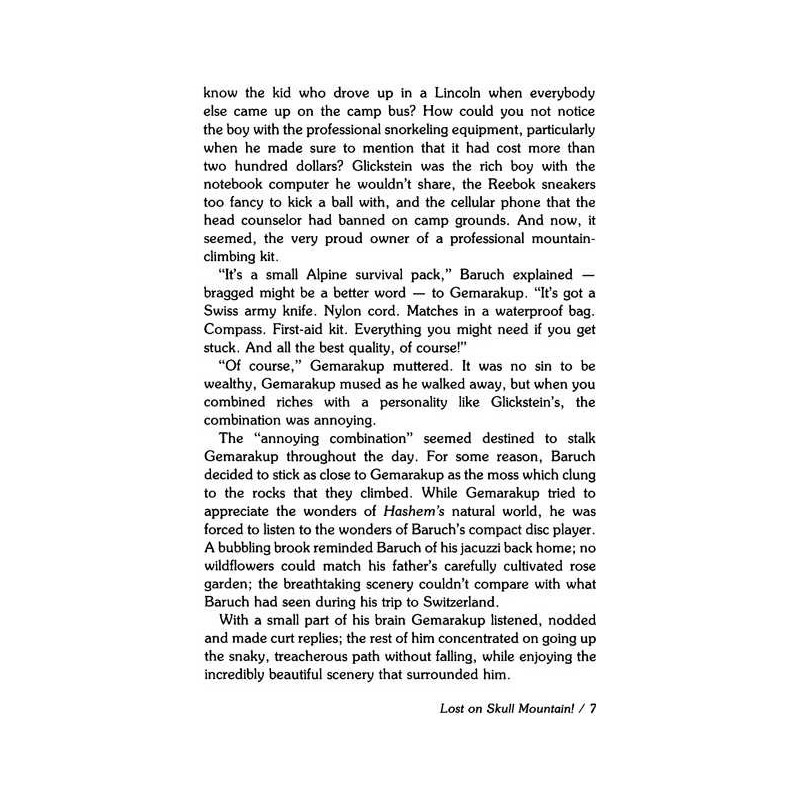 Gemarakup Super Sleuth Volume 3: Lost on Skull Mou | Books | Judaica