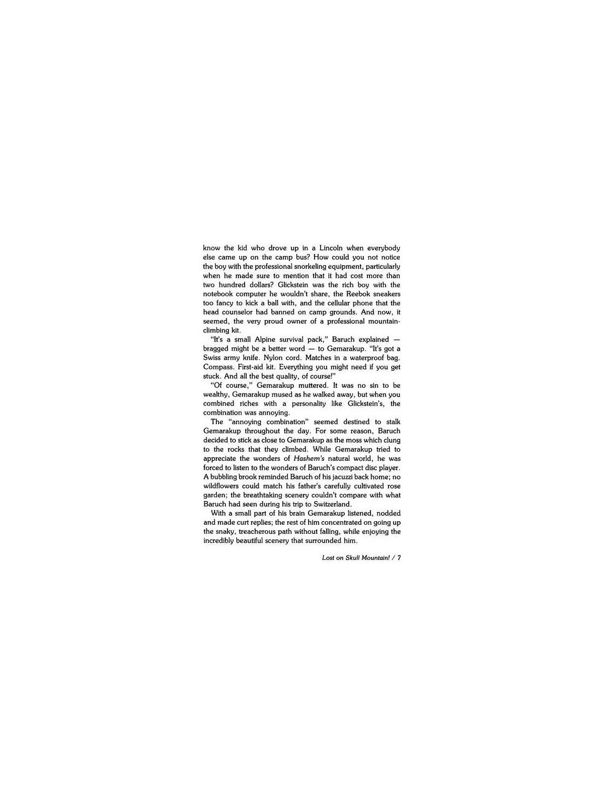 Gemarakup Super Sleuth Volume 3: Lost on Skull Mou | Books | Judaica