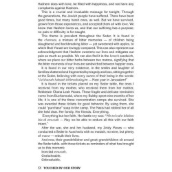 Haggadah Touched by Our Story | Passover | Judaica