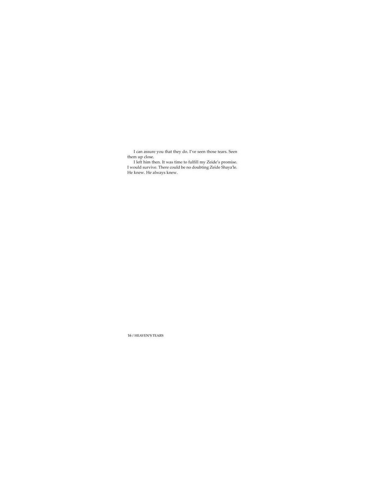 Heaven's Tears - Hardcover | Books | Judaica