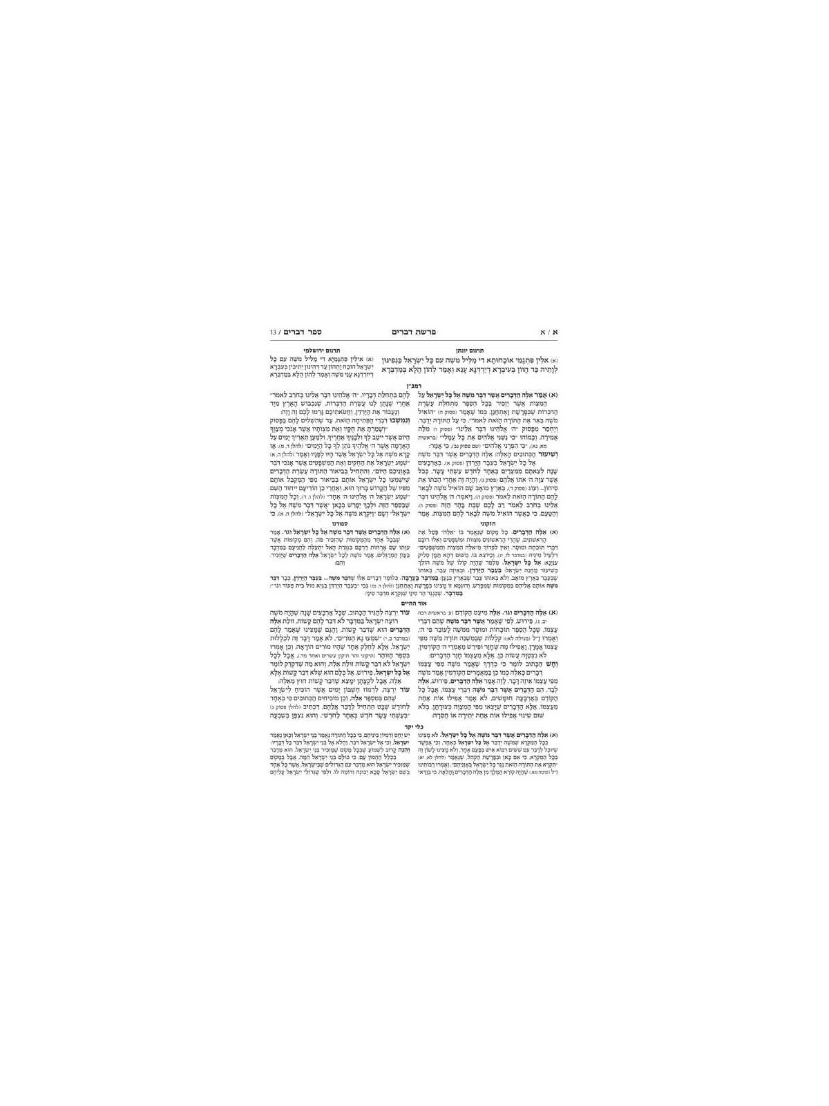 Czuker Edition Hebrew Only Chumash Mikra'os Gedolo | Books | Judaica