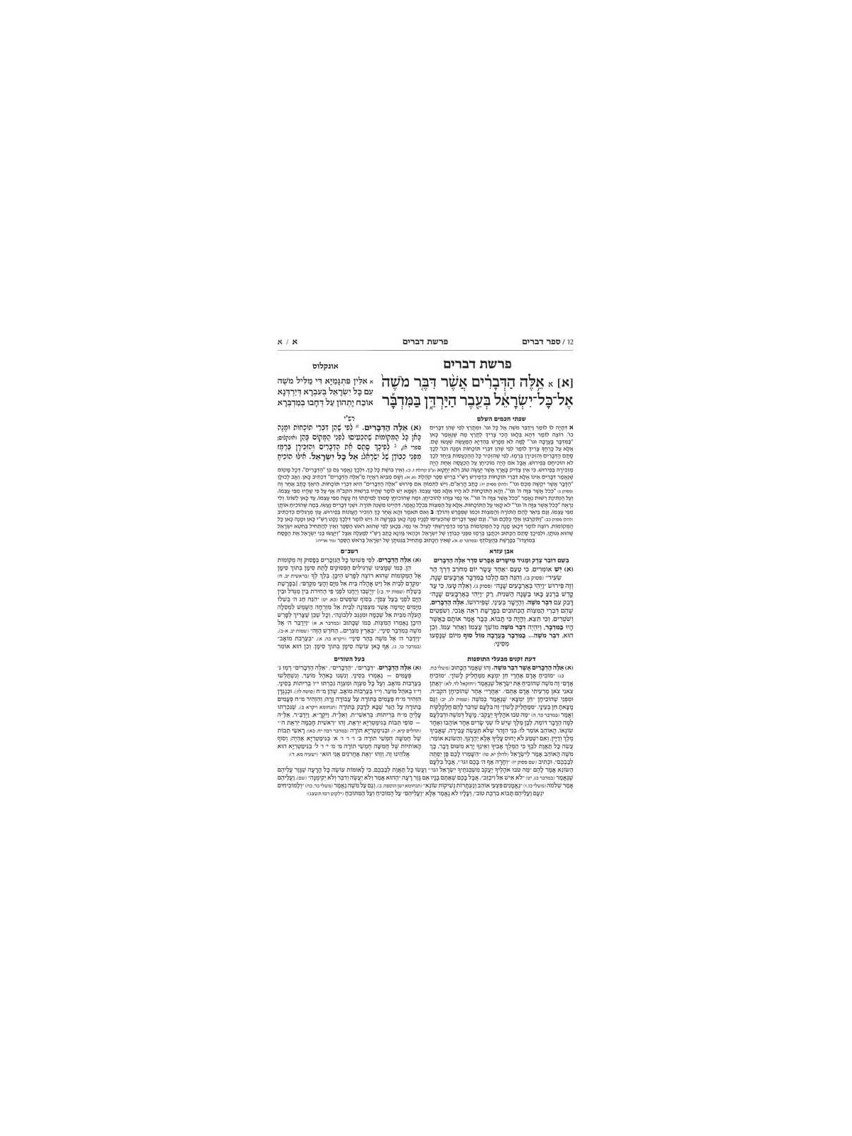 Czuker Edition Hebrew Only Chumash Mikra'os Gedolo | Books | Judaica