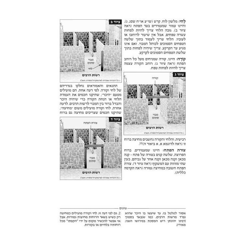 Hebrew Only Ryzman Mishnah Eruvin and Pesachim (Mo | Passover | Judaic