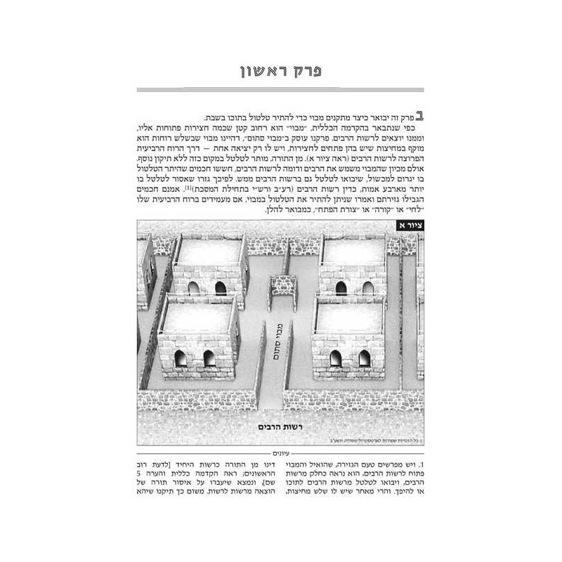 Hebrew Only Ryzman Mishnah Eruvin and Pesachim (Mo | Passover | Judaic