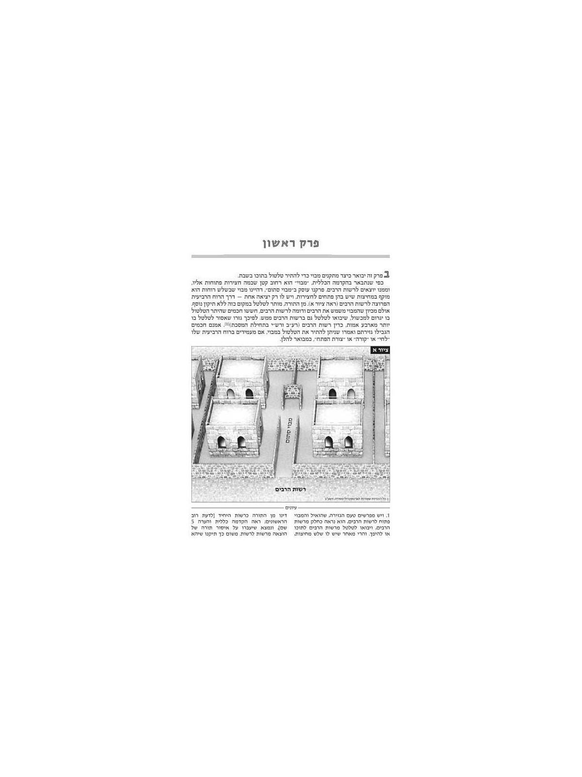 Hebrew Only Ryzman Mishnah Eruvin and Pesachim (Mo | Passover | Judaic
