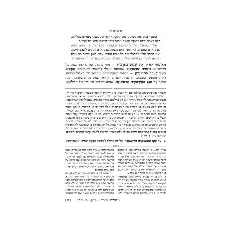 Ryzman Edition Hebrew Mishnah Menachos / Chullin ( | Books | Judaica