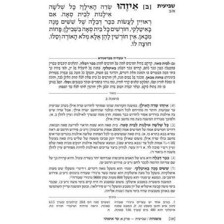 Ryzman Edition Hebrew Mishnah Shevi'is (Zeraim) -  | Books | Judaica