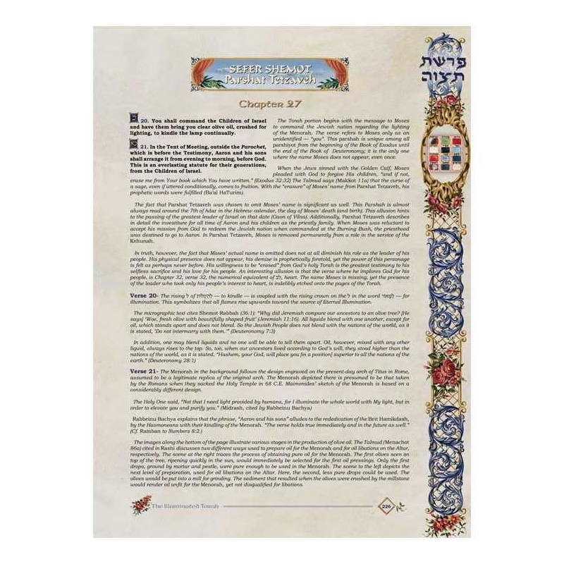 The Illuminated Torah - Sefer Shemos / The Book of | Books | Judaica