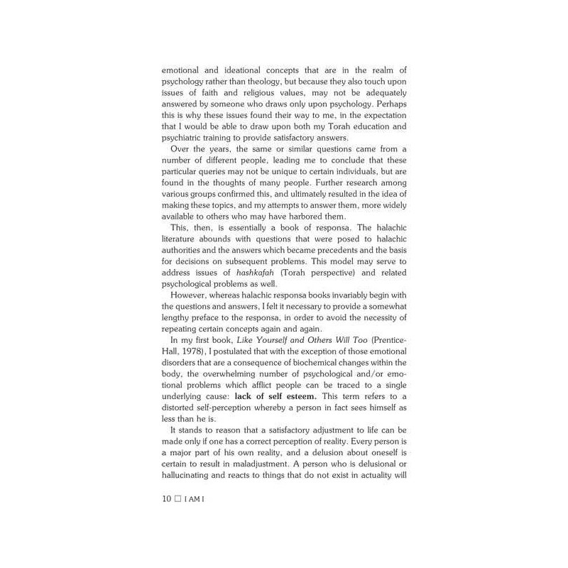 I Am I (Shaar Press) Hardcover | Books | Judaica