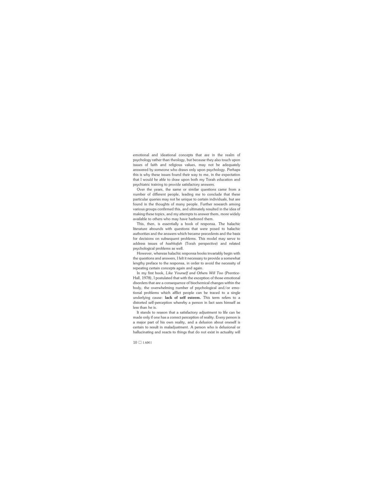 I Am I (Shaar Press) Hardcover | Books | Judaica