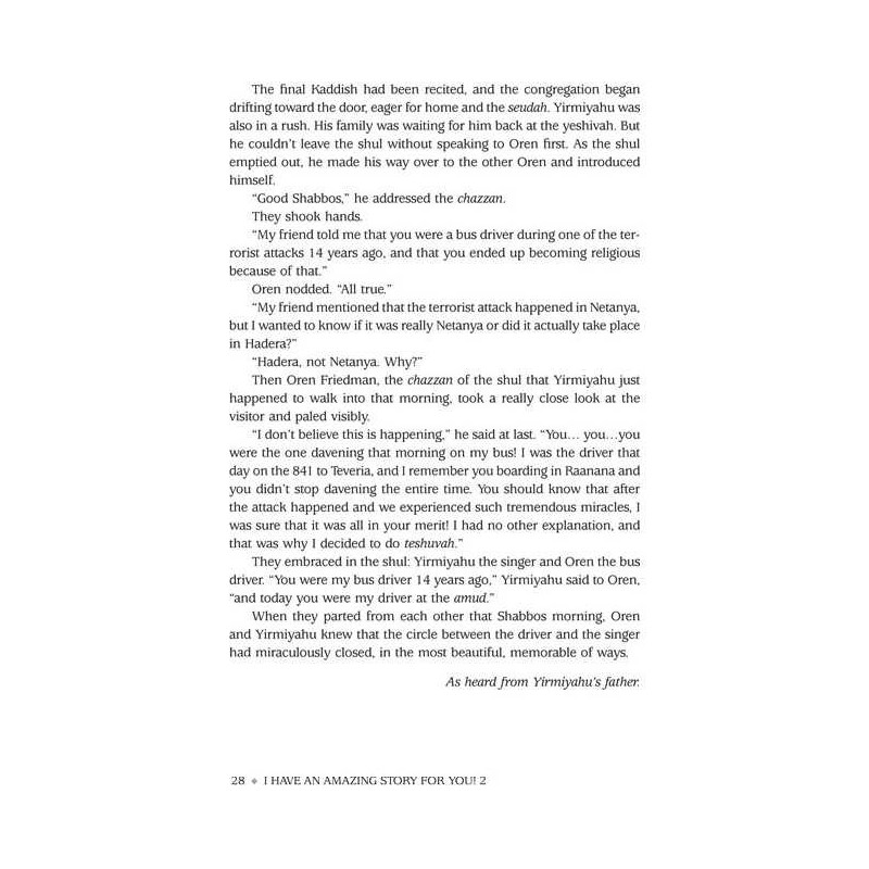 I Have An Amazing Story For You Volume 2 | Books | Judaica