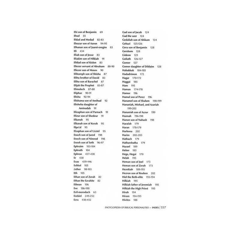 Ishei Hatanach / Encyclopedia Of Biblical Personal | Books | Judaica