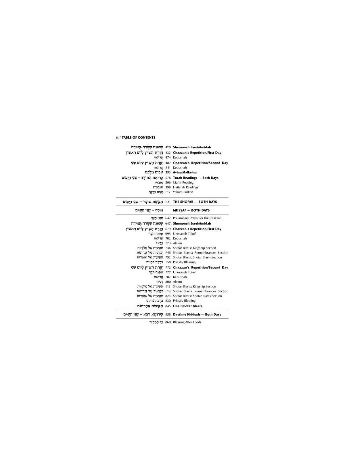 Interlinear 2 Volume Machzor Set - Ashkenaz | Books | Judaica