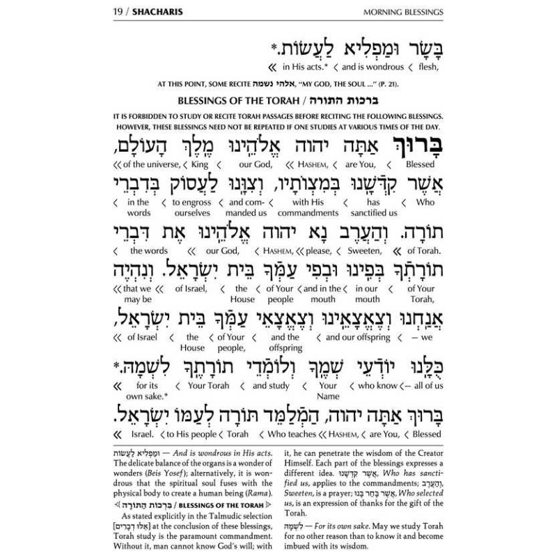 Interlinear Weekday Siddur: Pocket Size Ashkenaz P | Books | Judaica