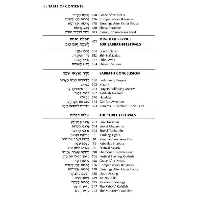Schottenstein Interlinear Sabbath /Festivals Siddu | Books | Judaica