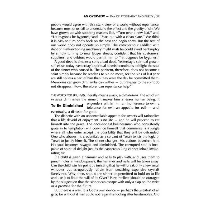 Machzor for Yom Kippur With an Interlinear Transla | Books | Judaica