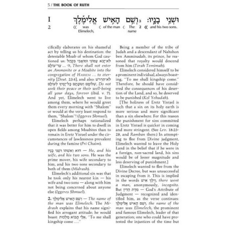 Schottenstein Ed Interlinear Ruth - Hardcover | Books | Judaica