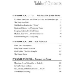 It's Never Too Little, It's Never Too Late... | Books | Judaica