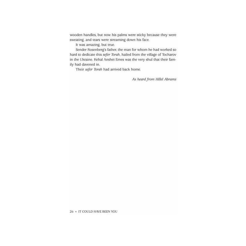 It Could Have Been You - Hardcover | Books | Judaica