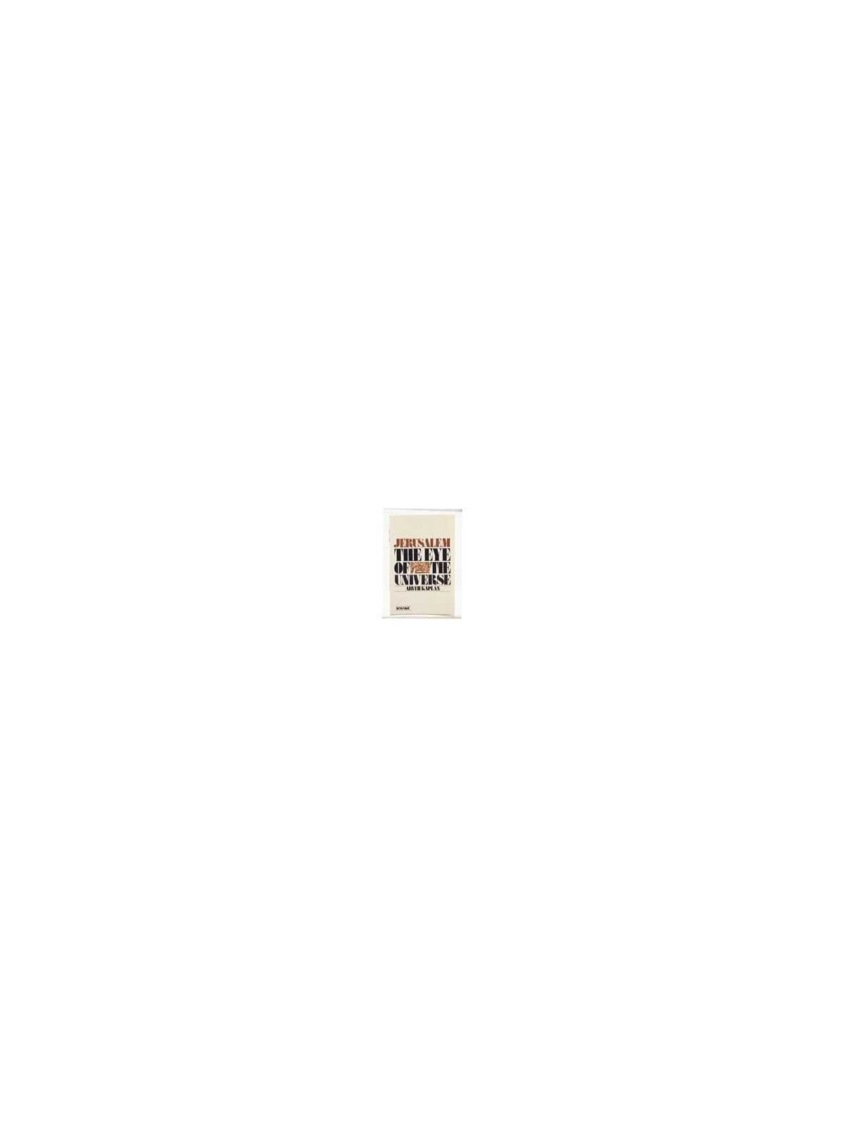 Jerusalem, Eye Of The Universe [NCSY PUBL.] Paperb | Books | Judaica