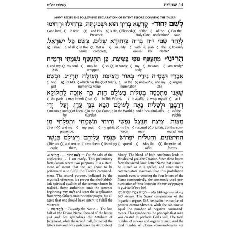 Interlinear Weekday Siddur Full Size - Ashkenaz Wh | Books | Judaica