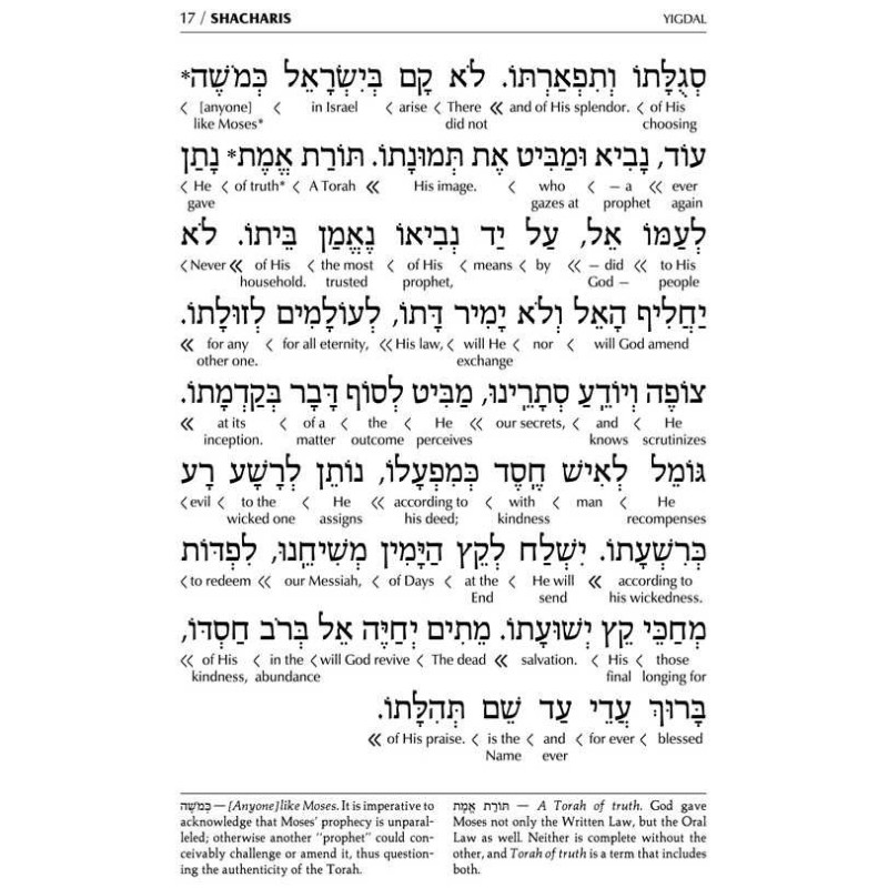 Interlinear Weekday Siddur Full Size - Ashkenaz Wh | Books | Judaica
