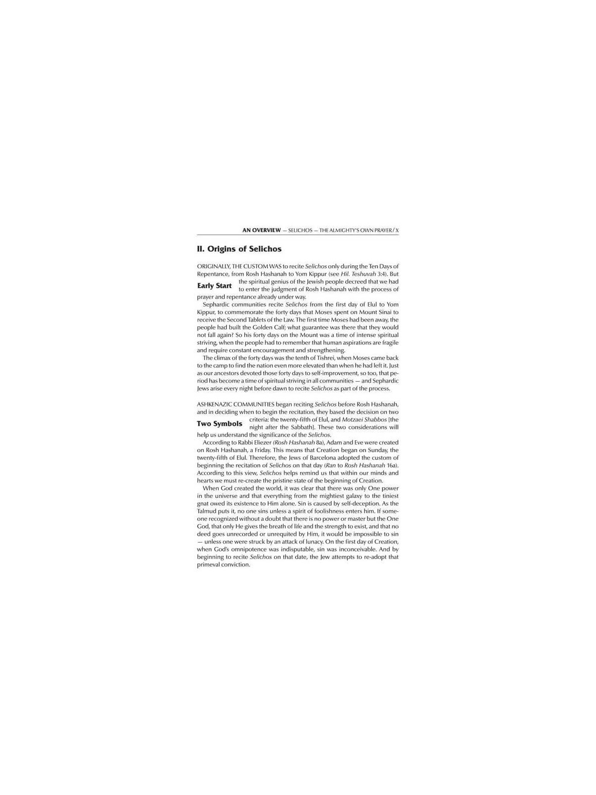 Interlinear Selichos for the 1st Night - Minhag Li | Books | Judaica