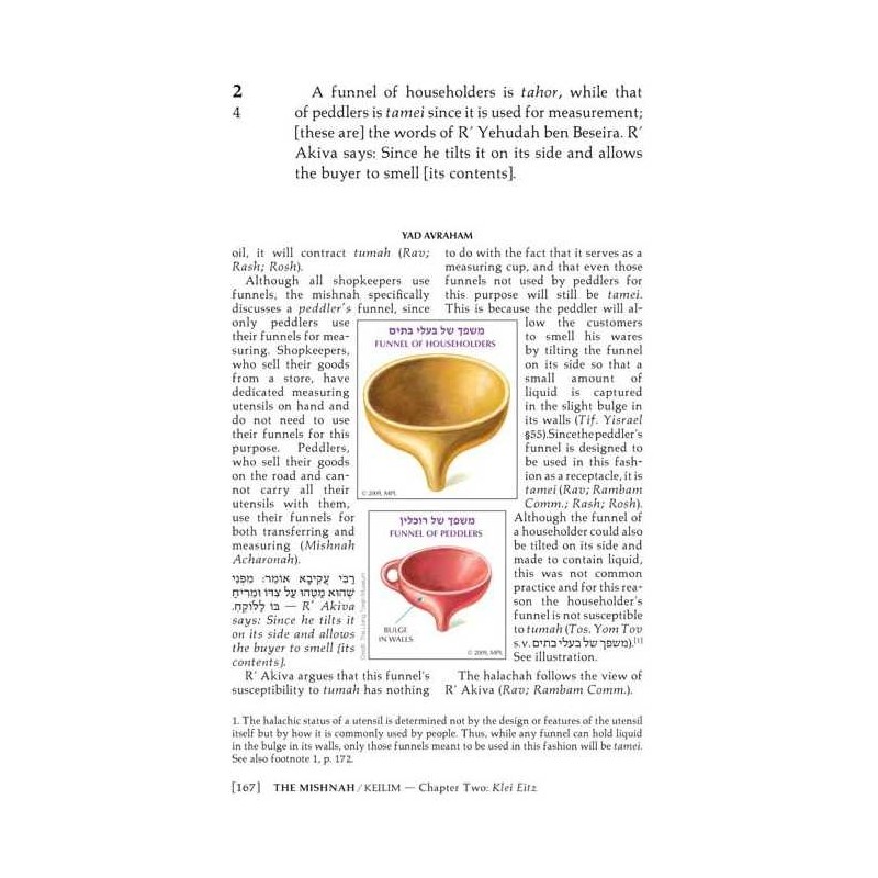 Yad Avraham Mishnah Series:35 Tractate Keilim Vol  | Books | Judaica