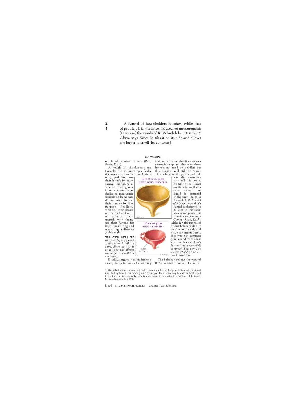 Yad Avraham Mishnah Series:35 Tractate Keilim Vol  | Books | Judaica