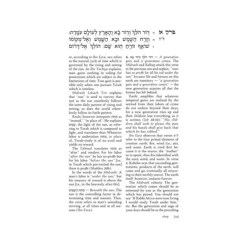 Koheles / Ecclesiastes - Hardcover | Books | Judaica