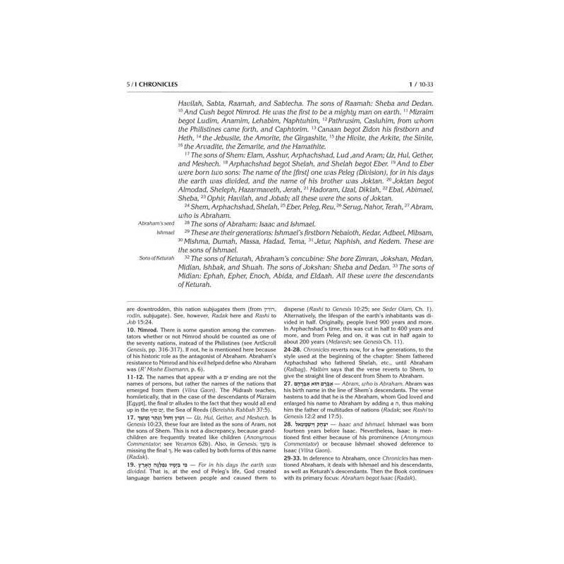 Kesuvim: Divrei Hayomim / Chronicles | Books | Judaica