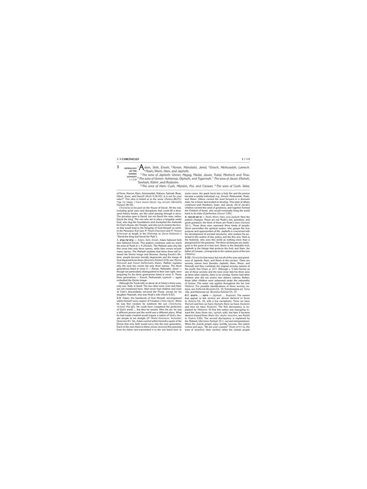 Kesuvim: Divrei Hayomim / Chronicles | Books | Judaica