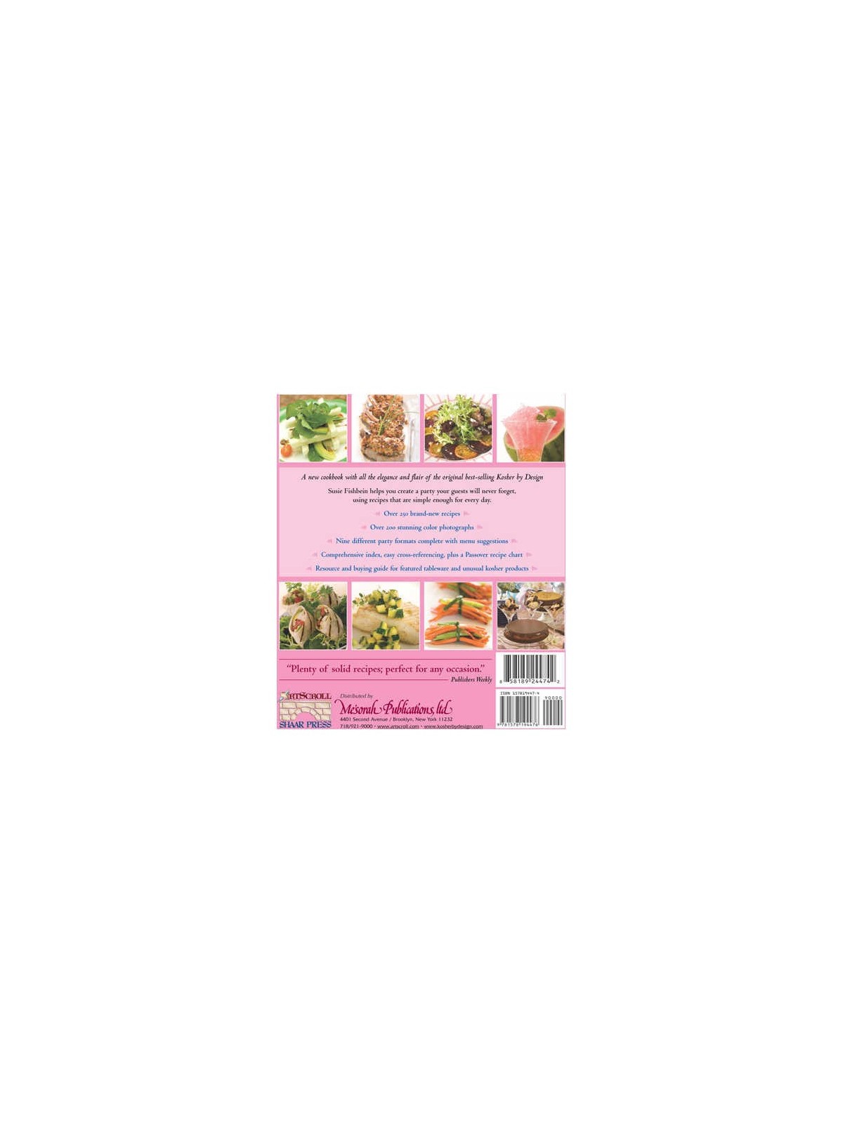 Kosher By Design Entertains | Books | Judaica