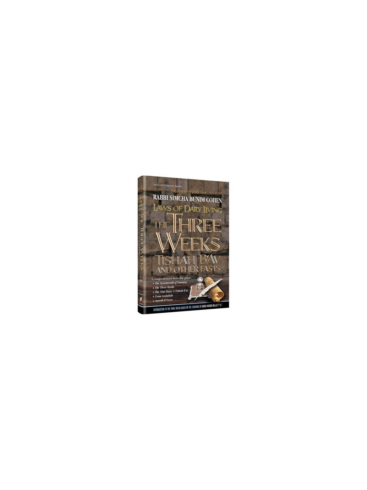 Laws of the 3 Weeks, Tishah B'Av & Fasts Laws of D | Books | Judaica